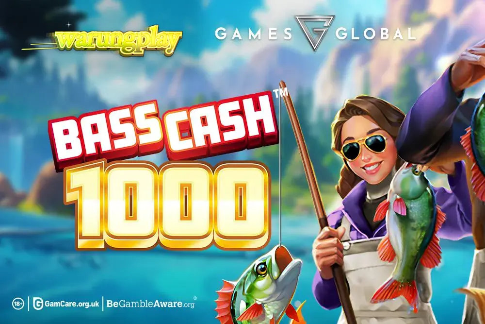Tampilan visual slot Bass Cash 1000 dengan tema memancing yang ikonik